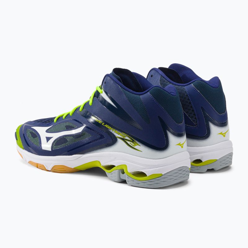 Încălțăminte de volei pentru bărbați Mizuno Wave Lightning Z3 Mid, albastru, V1GA170571 3