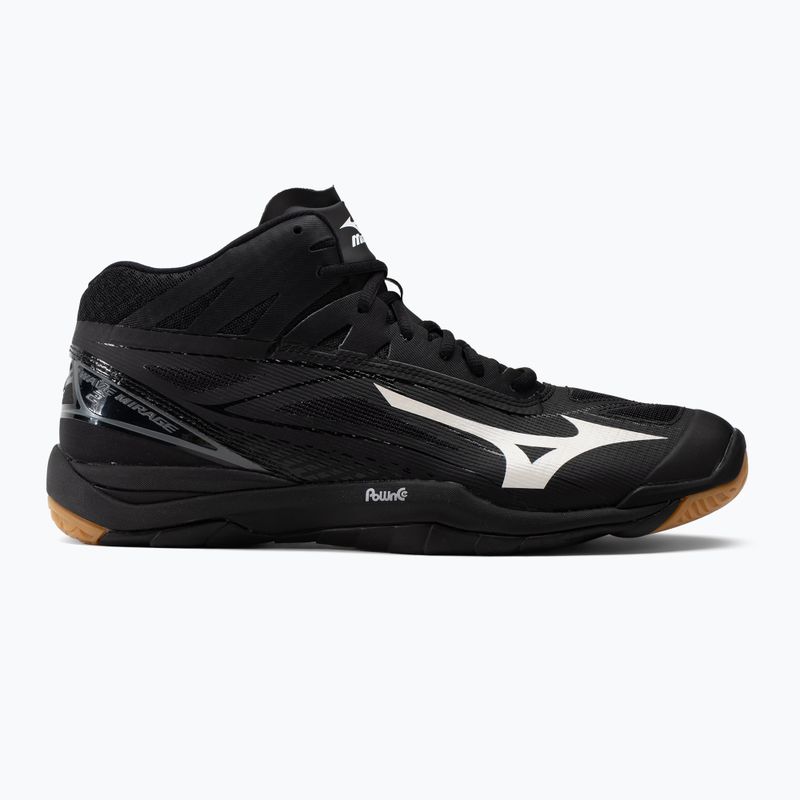Încălțăminte de volei pentru bărbați Mizuno Wave Mirage 2 Mid, negru, X1GA176099 2