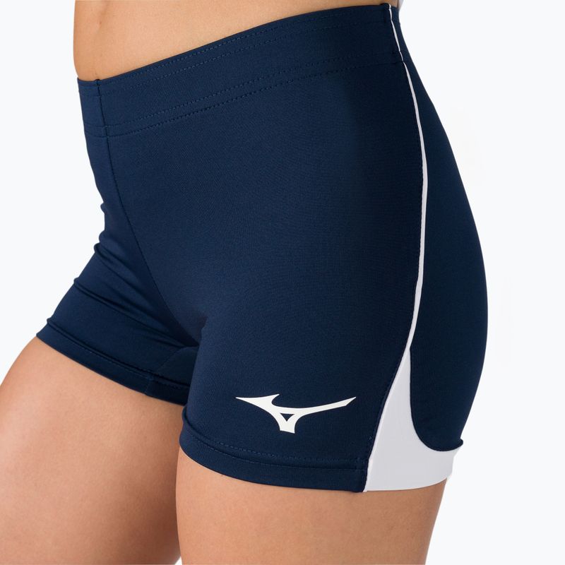 Pantaloni scurți de antrenament pentru femei Mizuno High-Kyu albastru marin V2EB720114 4