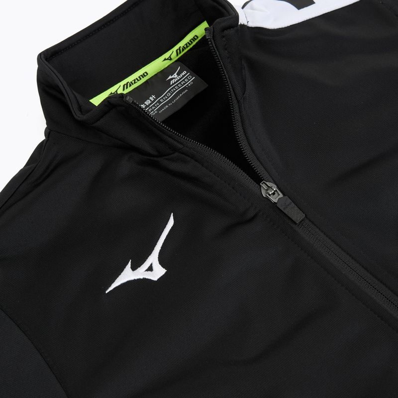 Bluză de antrenament pentru copii Mizuno Knitted Track black 4