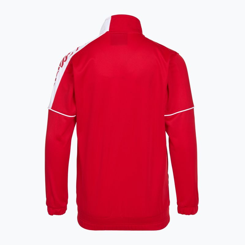 Bluză de antrenament pentru copii Mizuno Knitted Track red 2
