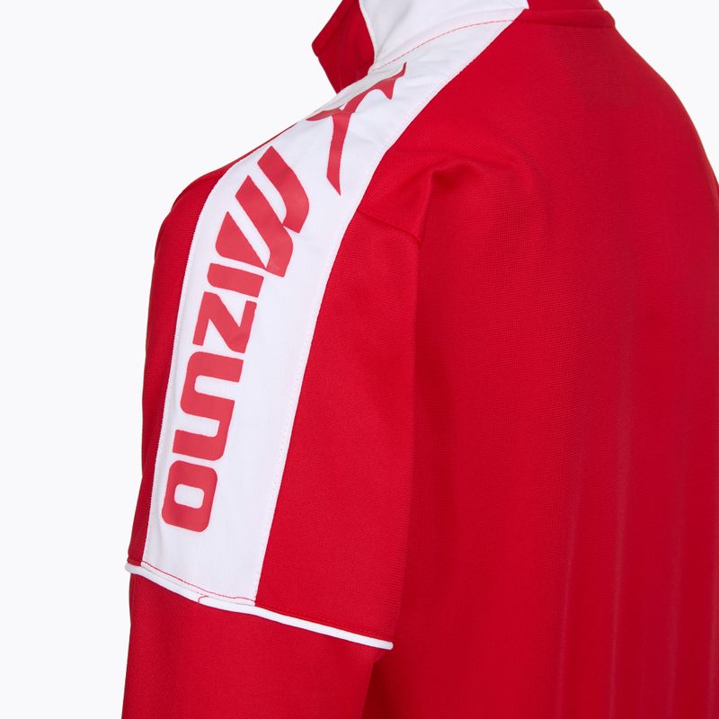 Bluză de antrenament pentru copii Mizuno Knitted Track red 3