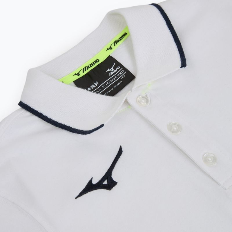 Tricou pentru copii Mizuno Polo white/navy 3