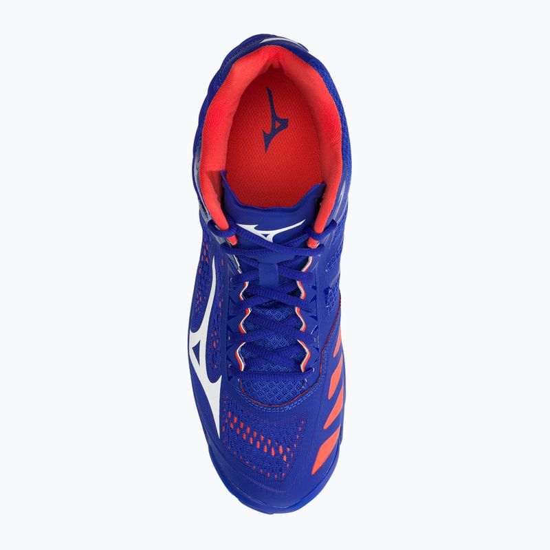 Încălțăminte de volei pentru bărbați Mizuno Wave Lightning Z5 Mid, albastru, V1GA190500 6