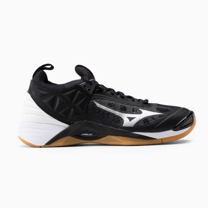Încălțăminte de volei pentru bărbați Mizuno Wave Momentum, negru, V1GA191204 2