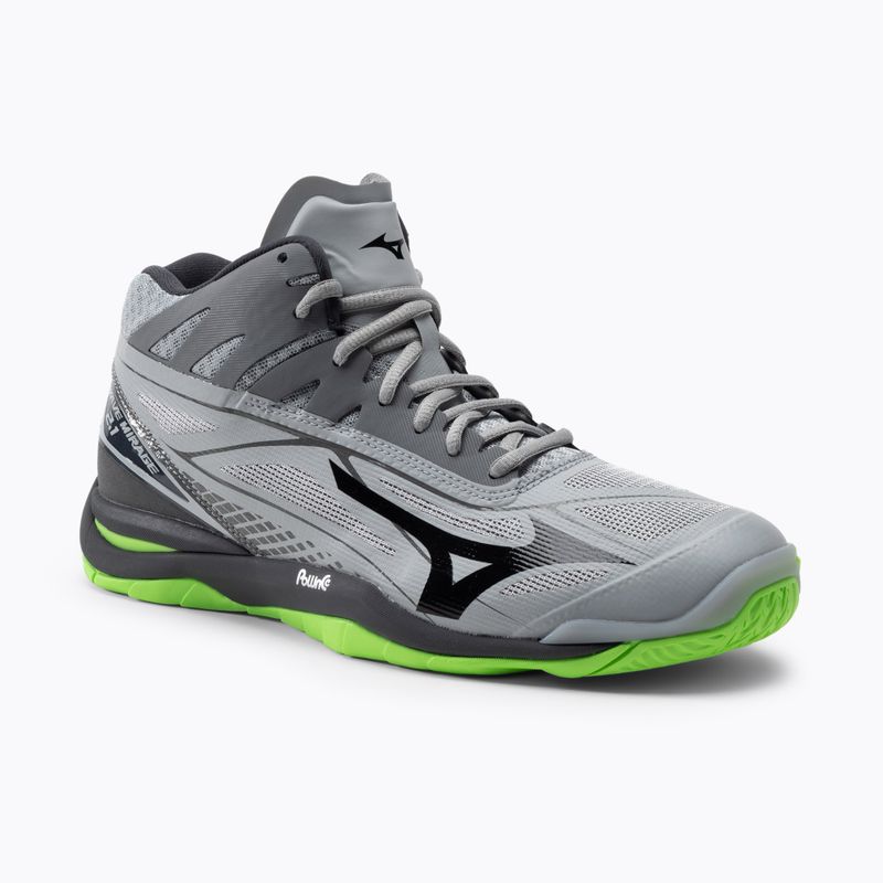 Încălțăminte de volei pentru bărbați Mizuno Wave Mirage 2.1 Mid, verde, X1GA187037