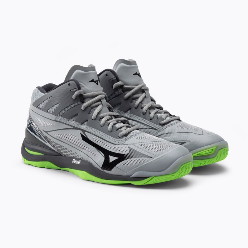 Încălțăminte de volei pentru bărbați Mizuno Wave Mirage 2.1 Mid, verde, X1GA187037 5