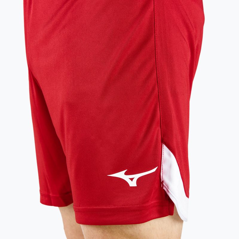 Pantaloni scurți de antrenament pentru bărbați Mizuno Premium Handball roșu X2FB9A0262 4