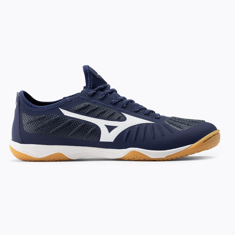 Mizuno Rebula Sala Elite IN ghete de fotbal pentru bărbați albastru marin Q1GA202001 2