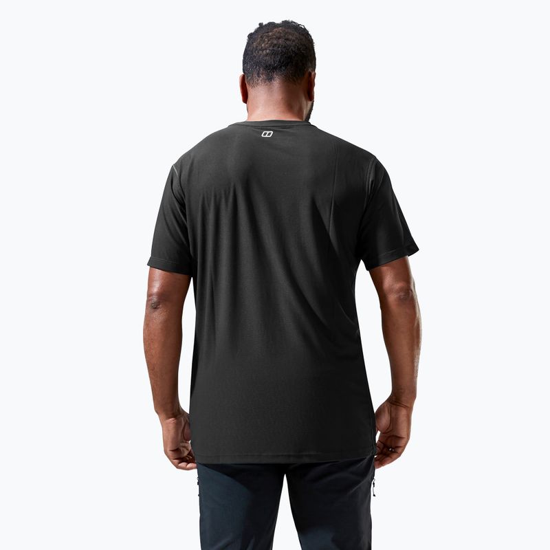 Tricou bărbătesc Berghaus 24/7 Tech Basecrewss negru/negru pentru bărbați 3
