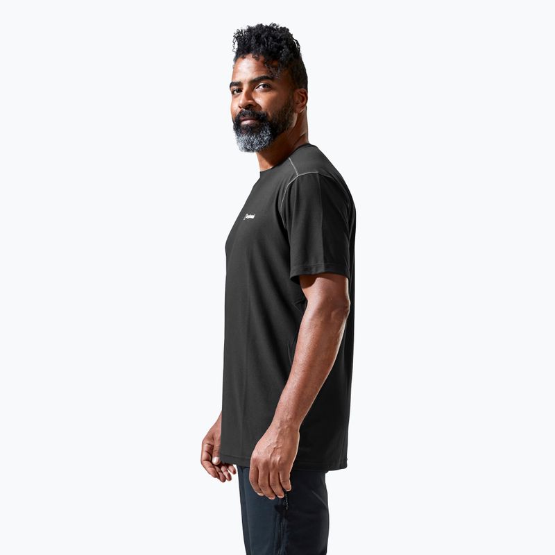 Tricou bărbătesc Berghaus 24/7 Tech Basecrewss negru/negru pentru bărbați 4