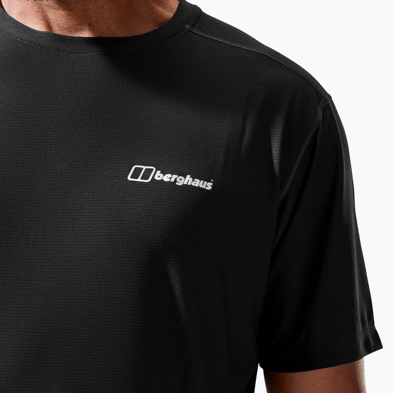 Tricou bărbătesc Berghaus 24/7 Tech Basecrewss negru/negru pentru bărbați 5