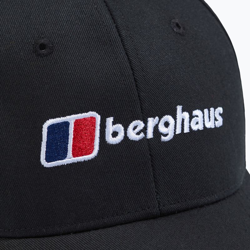 Șapcă de baseball Berghaus Logo Recognition negru/negru 3