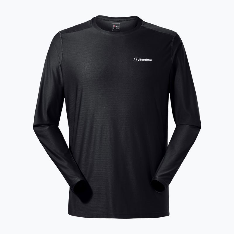 Bărbați Berghaus 24/7 Basecrew cu mânecă lungă negru/negru pentru bărbați 8