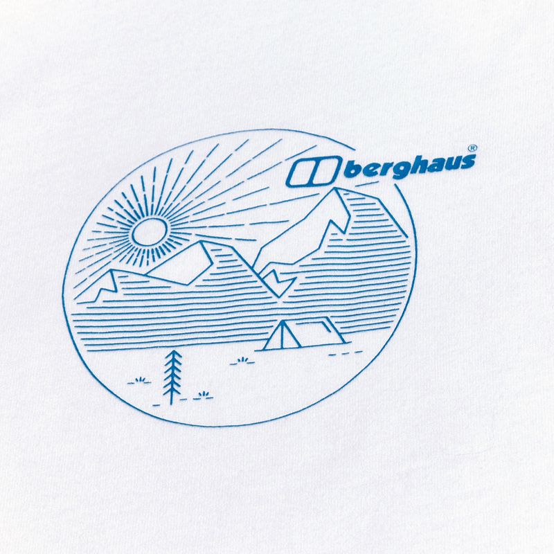Longsleeve pentru femei Berghaus Linear Landscape pure white 10