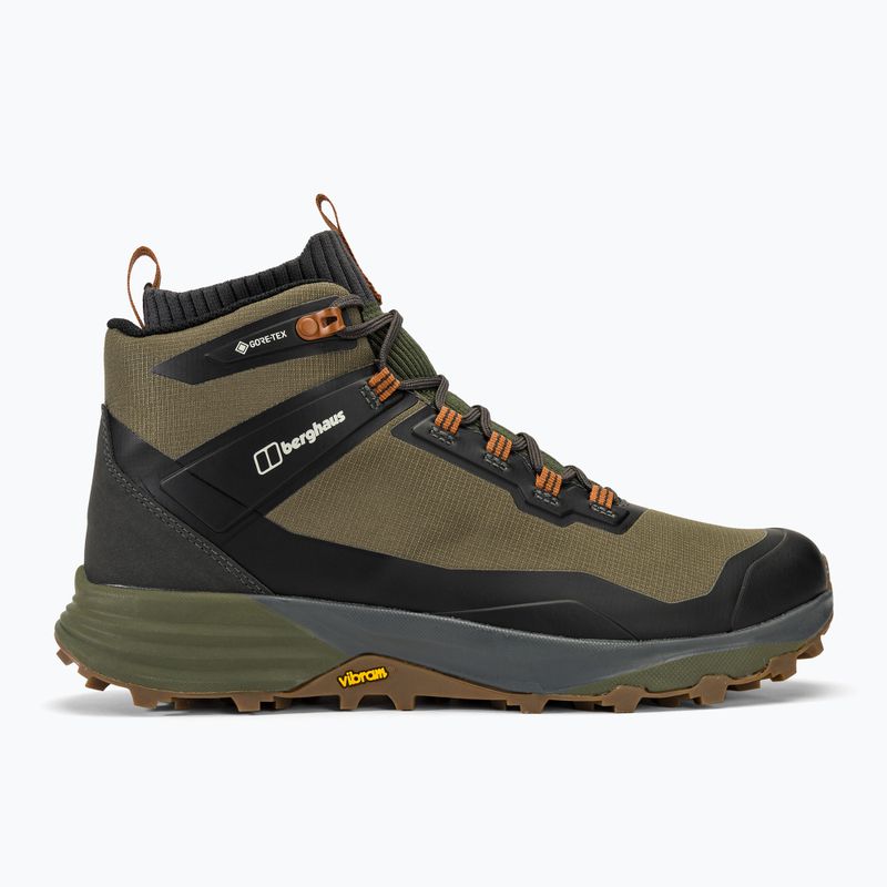 Încălțăminte de turism pentru bărbați Berghaus Vc22 Mid GTX dark brown/dark green 2