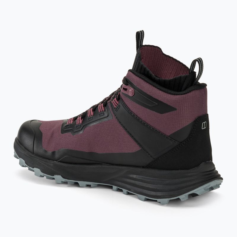 Încălțăminte de turism pentru femei Berghaus Vc22 Mid GTX wine/black 3