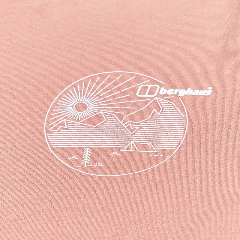 Longsleeve pentru femei Berghaus Linear Landscape rose dawn 11