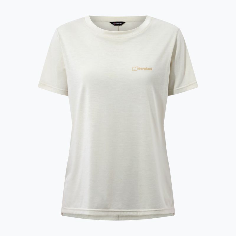 Tricou de trekking pentru femei Berghaus Relaxed Tech Super Stretch bone white