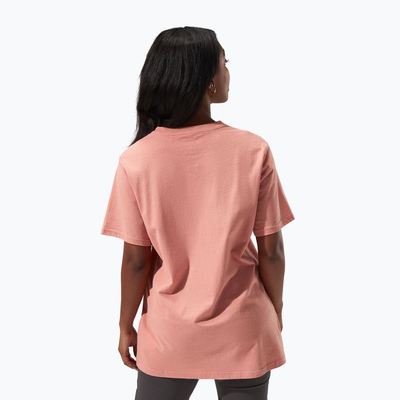 Tricou pentru femei Berghaus Boyfriend Logo rose dawn