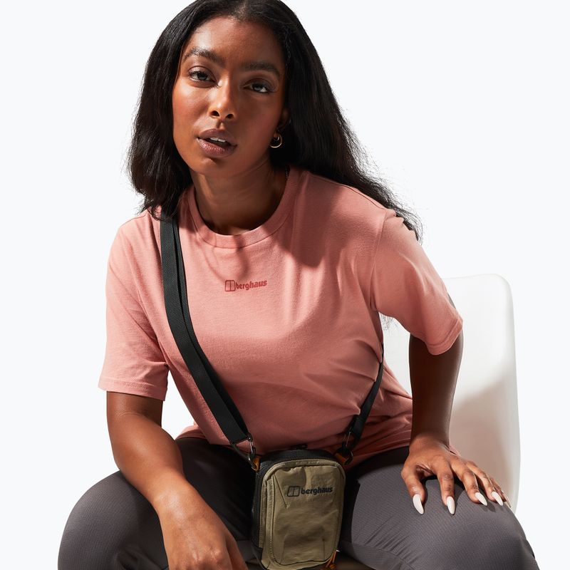 Tricou pentru femei Berghaus Boyfriend Logo rose dawn