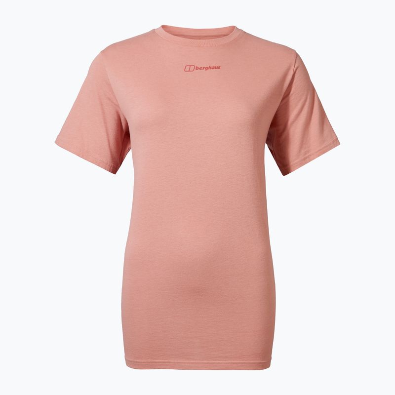 Tricou pentru femei Berghaus Boyfriend Logo rose dawn