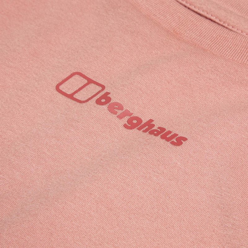 Tricou pentru femei Berghaus Boyfriend Logo rose dawn