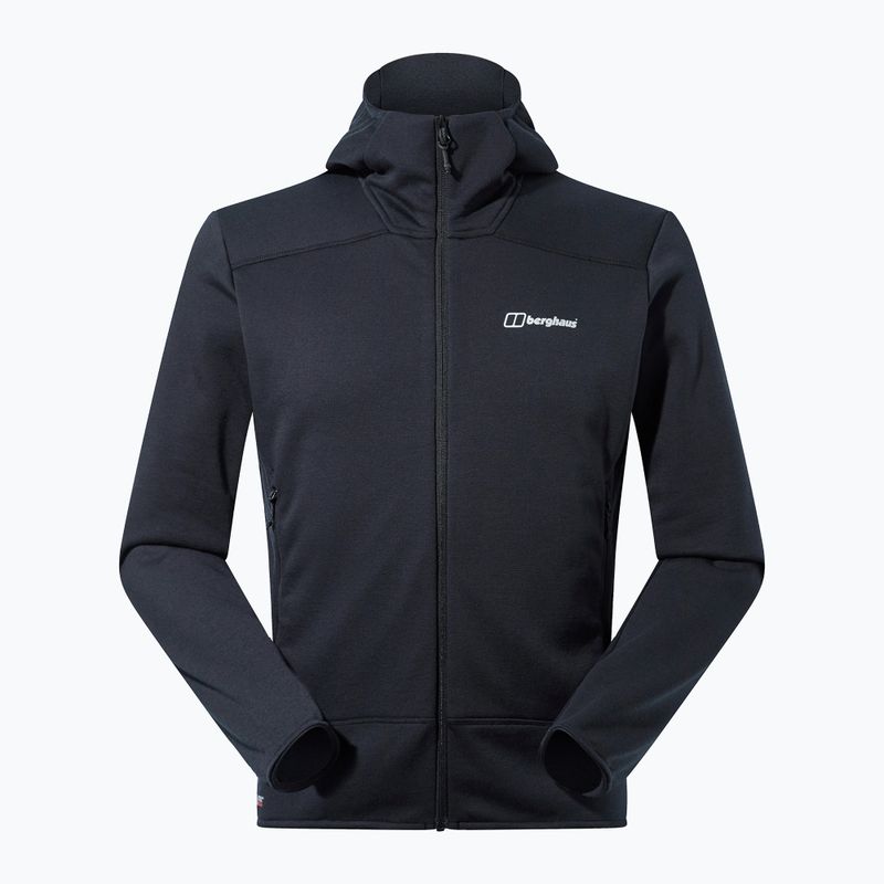 Hanorac bărbătesc Berghaus Heuberg Hoody fleece sweatshirt negru/negru 11