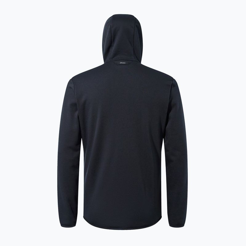 Hanorac bărbătesc Berghaus Heuberg Hoody fleece sweatshirt negru/negru 12