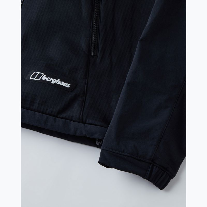 Geacă softshell pentru bărbați Berghaus Benwell Hooded black/black 4