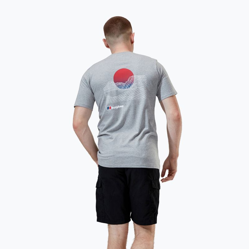 Tricou pentru bărbați Berghaus Snowdon SS Tee 2.0 grey marl bci 3