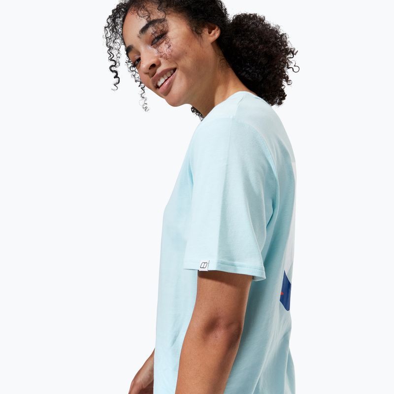 Tricou pentru femei Berghaus Boyfriend Dolomites iced aqua 7