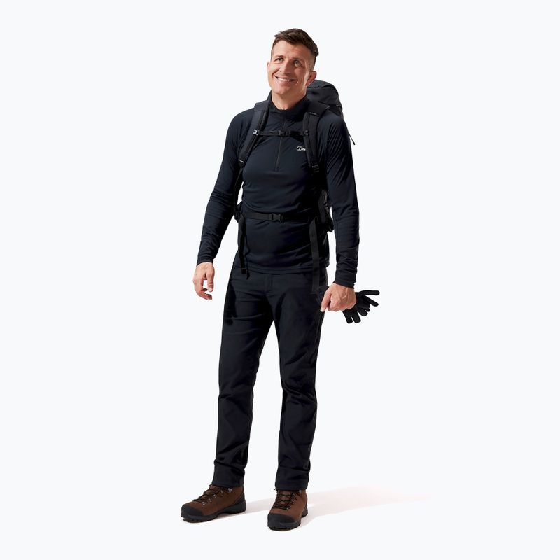 Bărbați Berghaus Trailblaze Tech Tee negru/negru cu mânecă lungă pentru bărbați 2