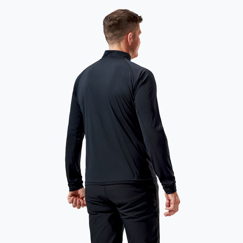 Bărbați Berghaus Trailblaze Tech Tee negru/negru cu mânecă lungă pentru bărbați 3