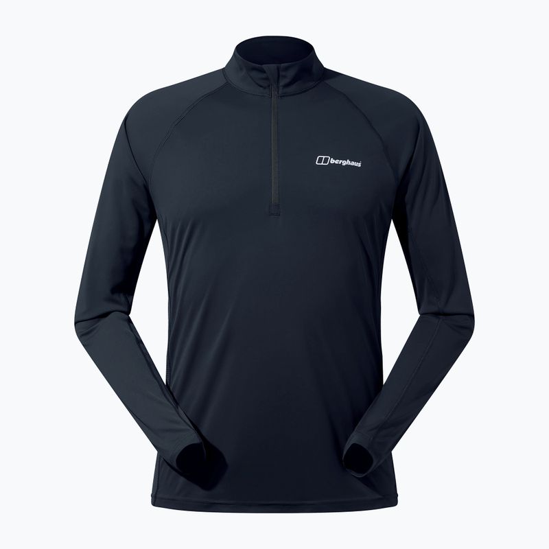 Bărbați Berghaus Trailblaze Tech Tee negru/negru cu mânecă lungă pentru bărbați 8