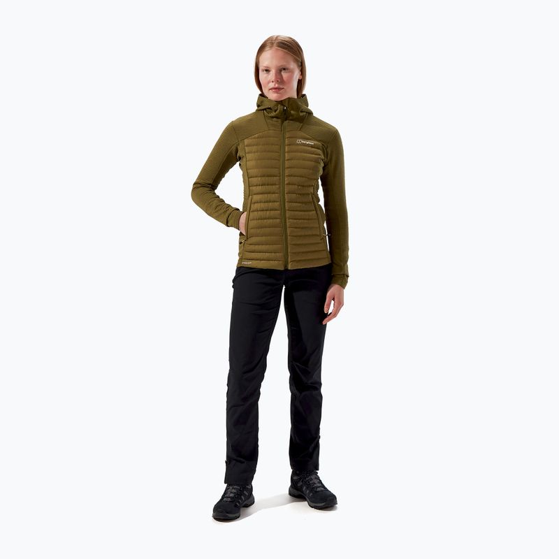 Geacă hibrid pentru femei Berghaus Nula Hybrid oak moss 2