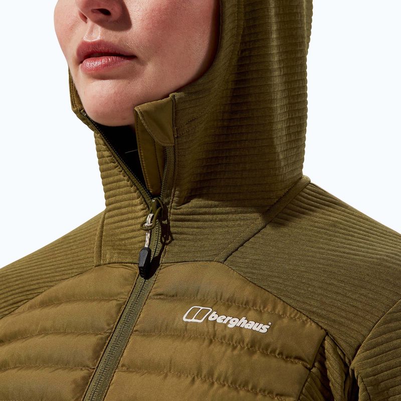 Geacă hibrid pentru femei Berghaus Nula Hybrid oak moss 4