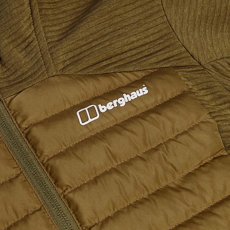 Geacă hibrid pentru femei Berghaus Nula Hybrid oak moss 9