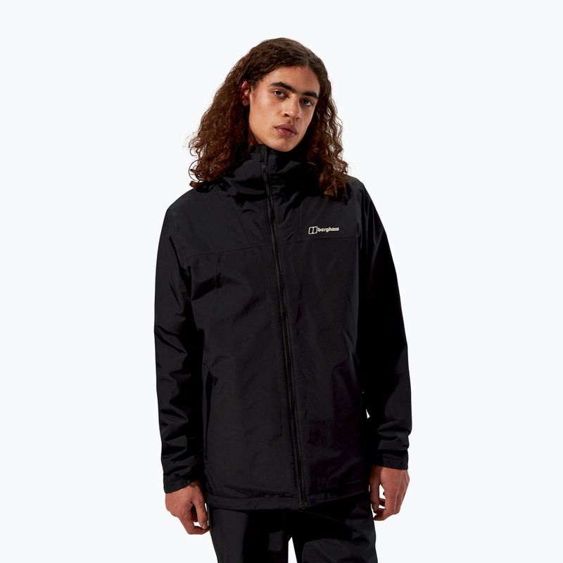 Jachetă de ploaie pentru bărbați  Berghaus Deluge Pro 3.0 Insulated black