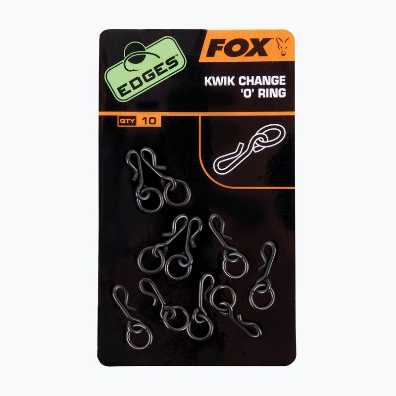 Fox Edges O Ring Kwik Connector negru CAC493