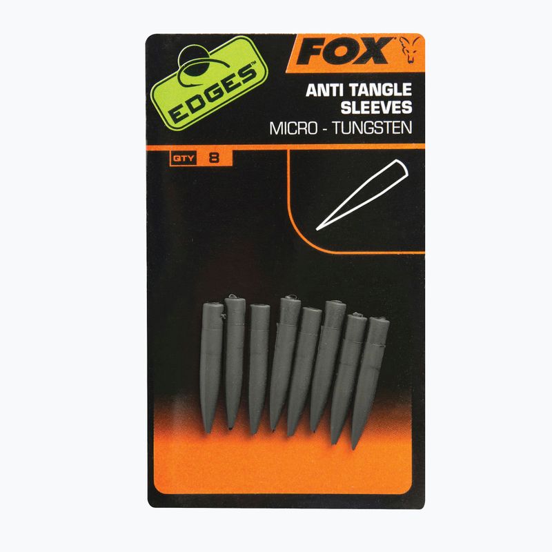 FOX Edges Tungsten Anti Tangle Sleeve 8 buc. gri CAC631