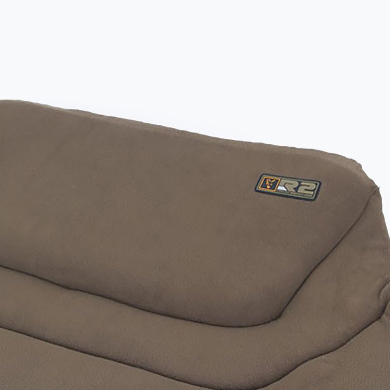 Pat de crap Fox R3 Camo XL Scaun de pat maro CBC056 5