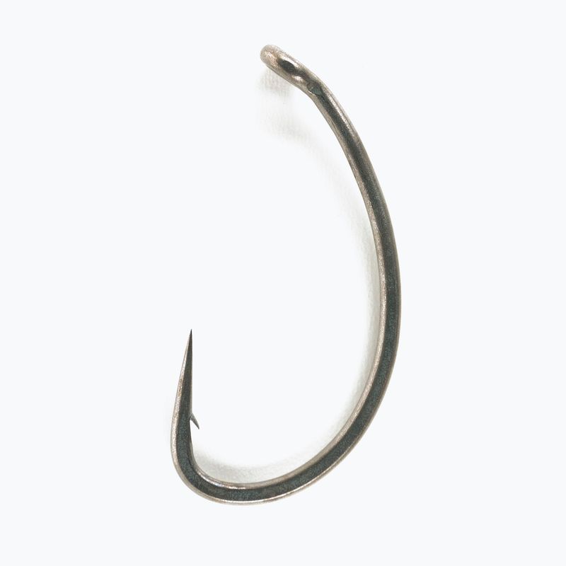 Fox Edges cârlige pentru crap Armapoint Curve Shank Medium grey CHK203