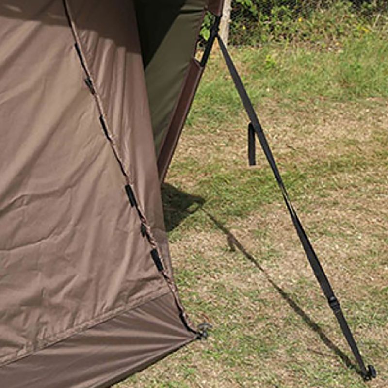 Fox International Retreat+ Ripstop Ripstop Ventec 2 Man Ext Wrap cort de pescuit maro CUM203 4