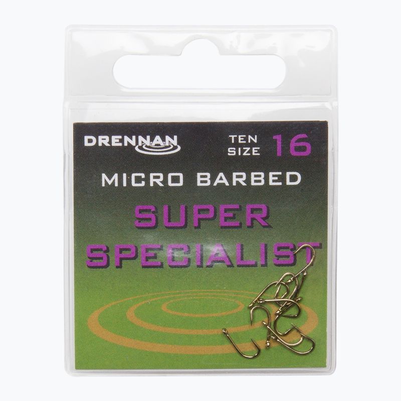 Cârlige Drennan Super Specialist argint HESS016