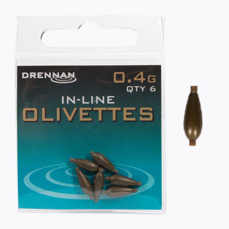 Drennan greutăți de măsline Drennan cu ace 6pcs gri TOOIO030 2