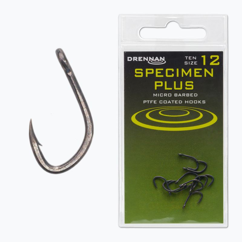 Drennan Specimen Plus cârlige negre HESPPM012