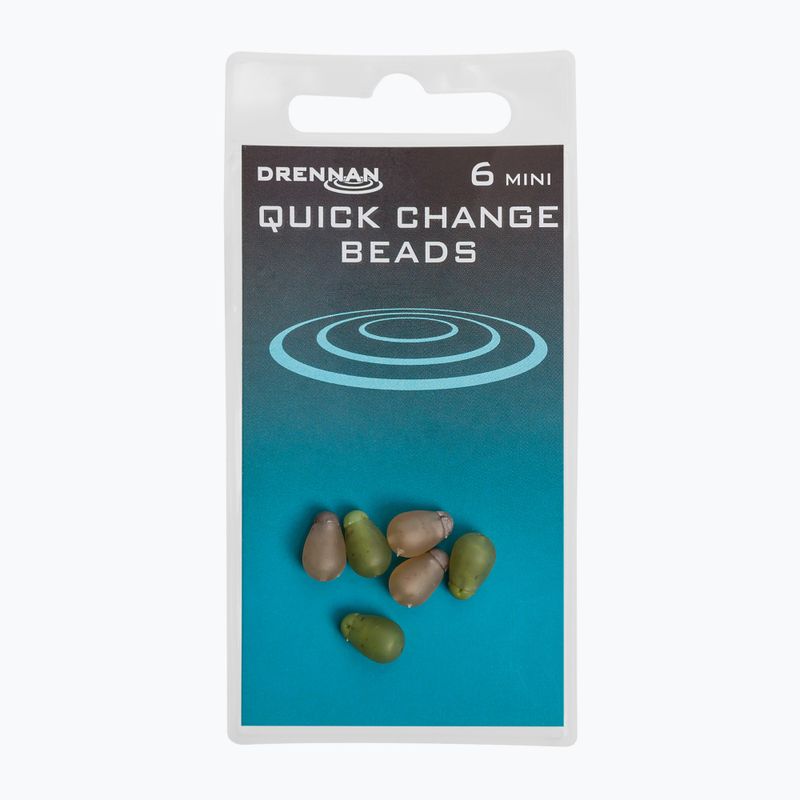 Drennan Quick Change Beads conector lider 6 buc maro TGQCB002