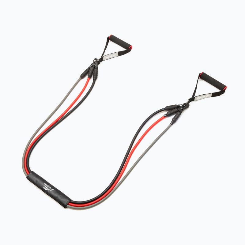 Set de cauciucuri pentru exerciții Reebok Power Tube colorat RATB-30034