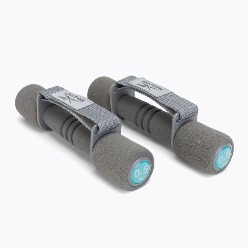 Gantere Reebok 2 x 0,5 kg gri RAWT-11060BL